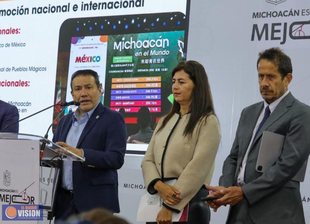 Más de 10 millones de turistas llegaron a Michoacán en 2025: Sectur