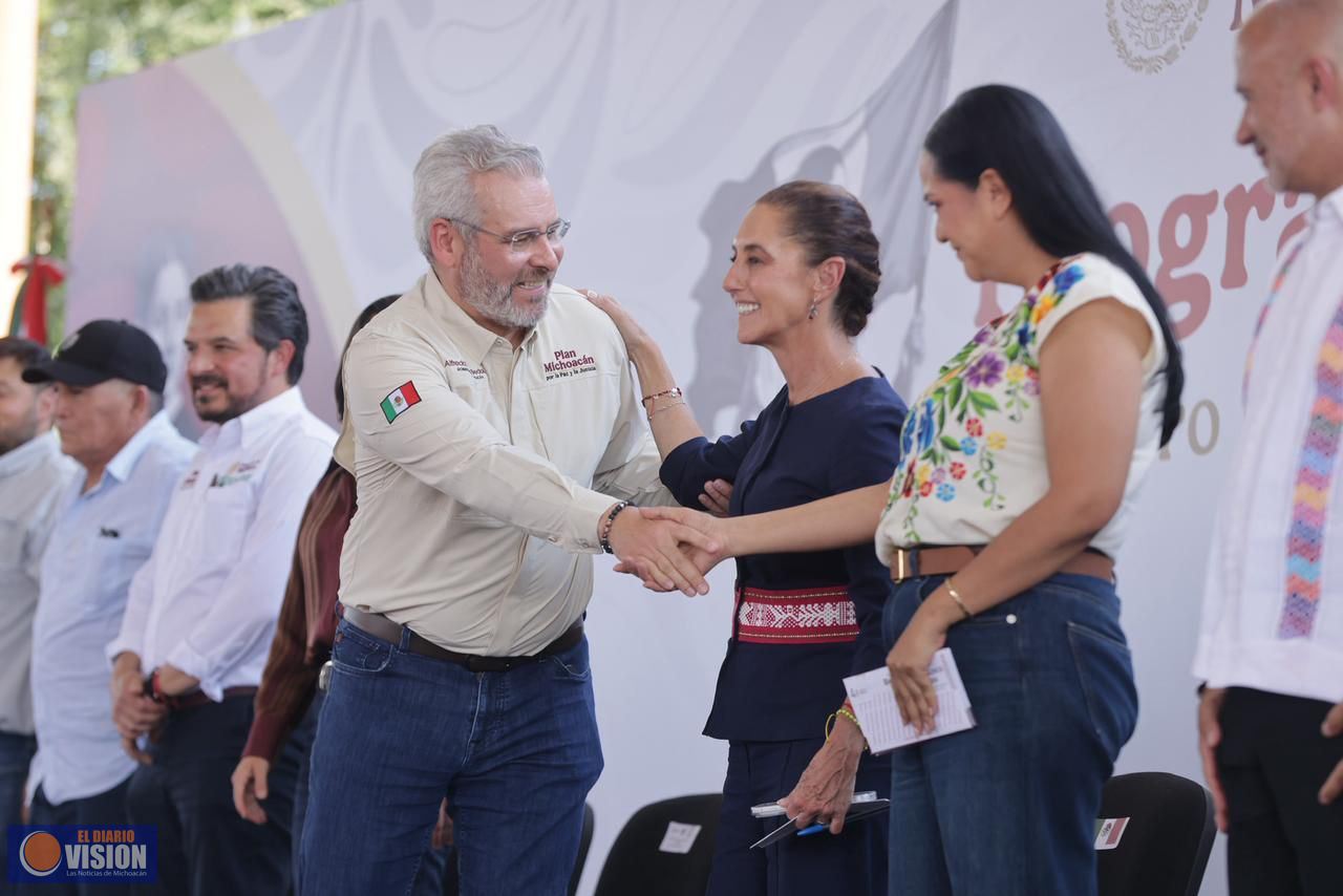 Educación, salud e infraestructura, los primeros resultados del Plan Michoacán: Bedolla