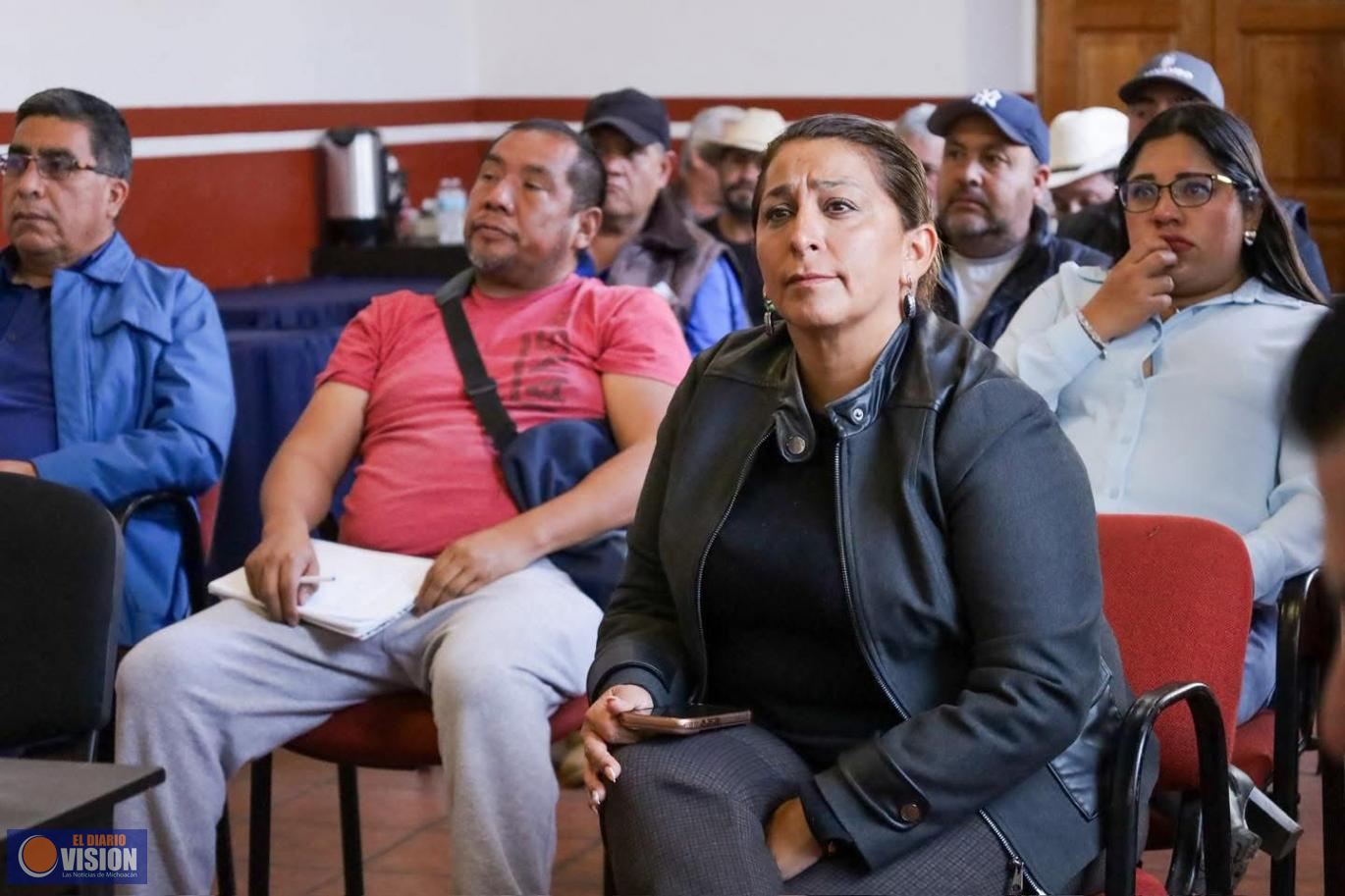 Quiroga suma esfuerzos con el Gobierno del Estado para impulsar el campo: Alma Mireya González