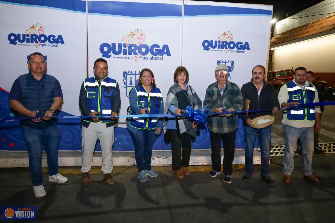 Quiroga avanza con más de 100 nuevas luminarias que brindan mayor seguridad a las familias