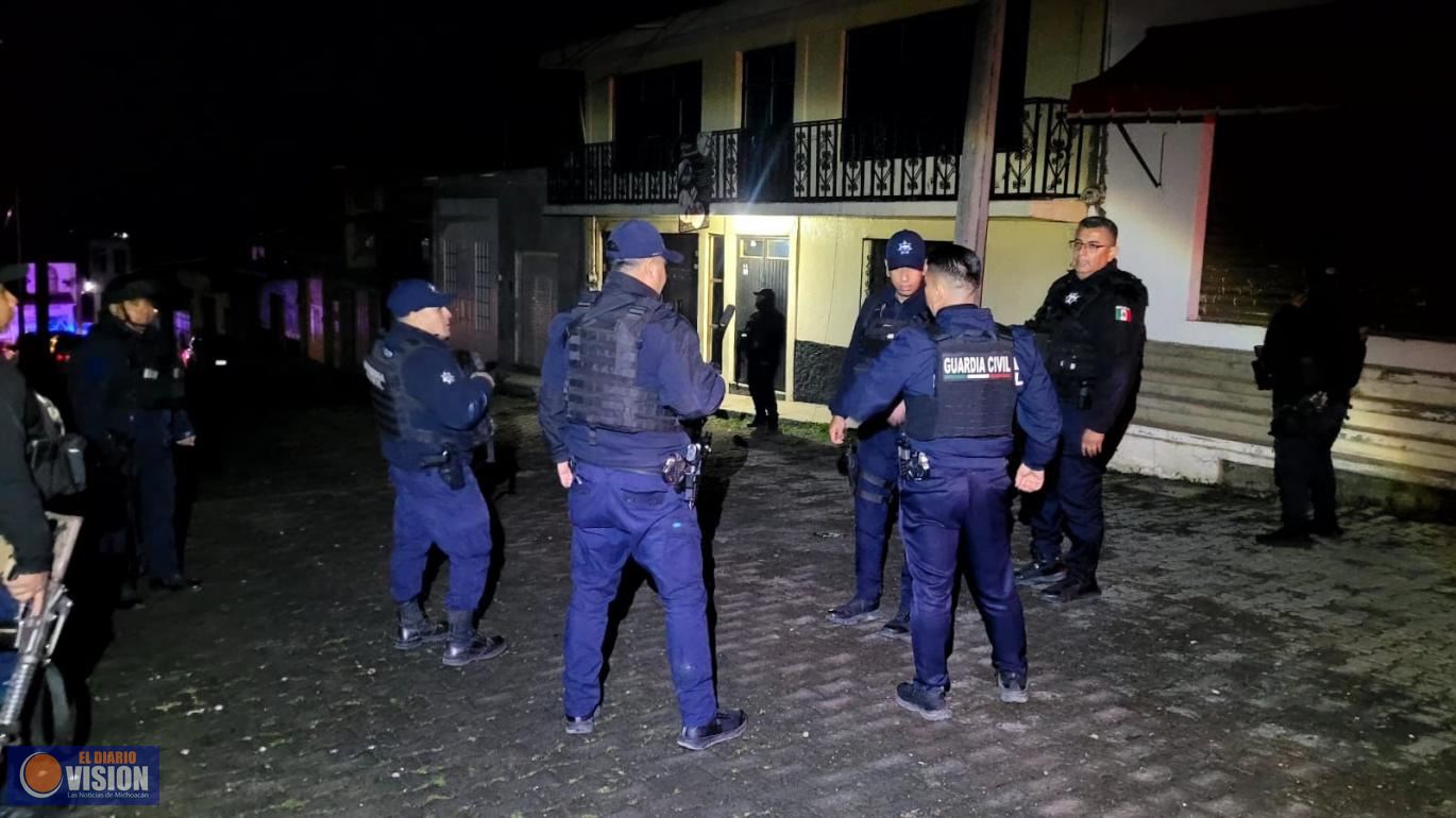 Policías Municipales de Salvador Escalante fueron atacados la madrugada del 6 de febrero 