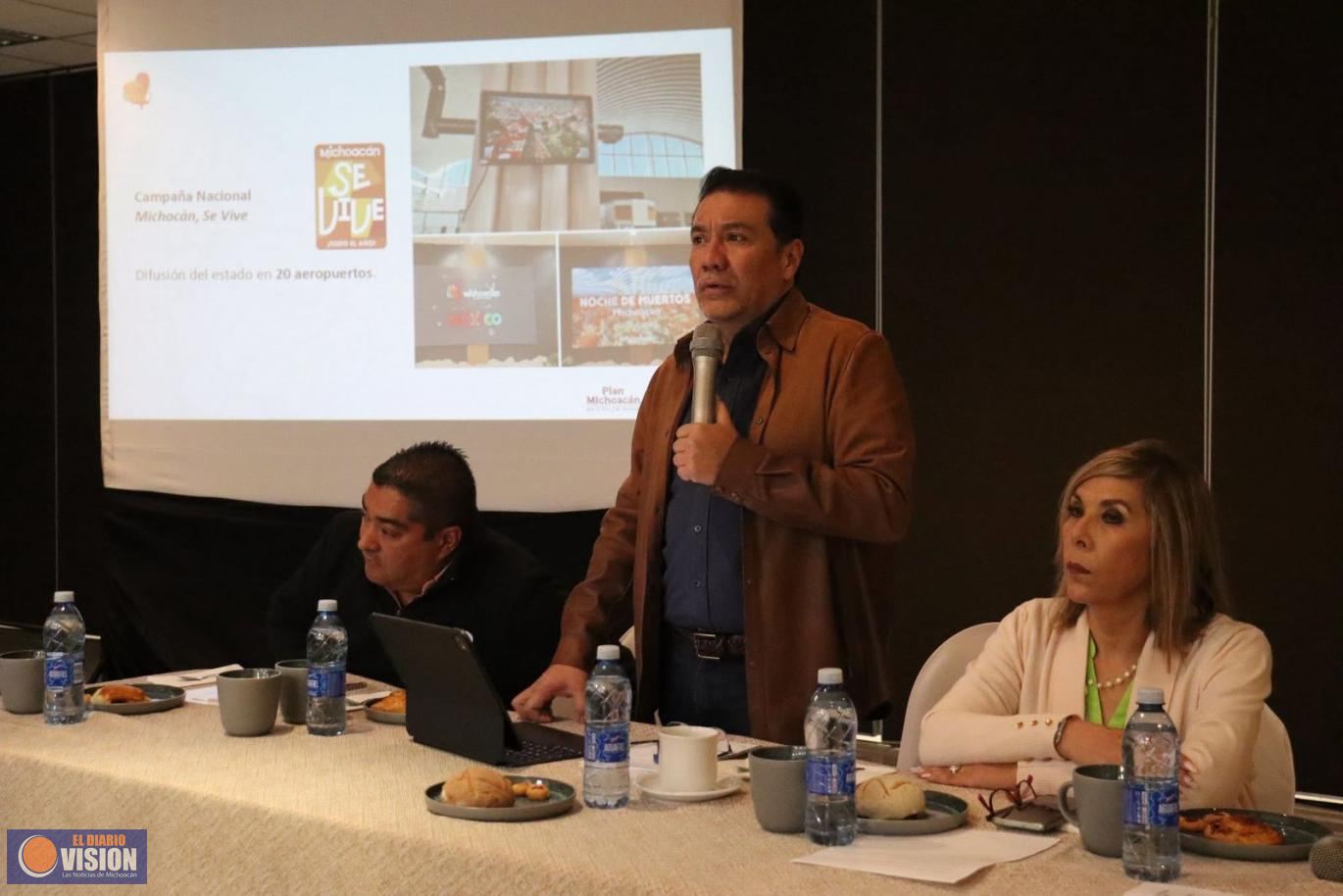 Sectur presenta a hoteleros acciones del Plan Michoacán