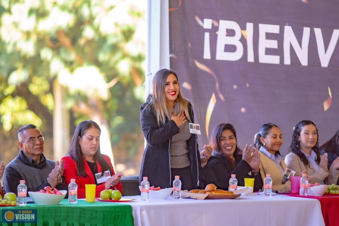 Dayana Pérez impulsa valores cívicos en Concurso de Escoltas en Cuanajillo