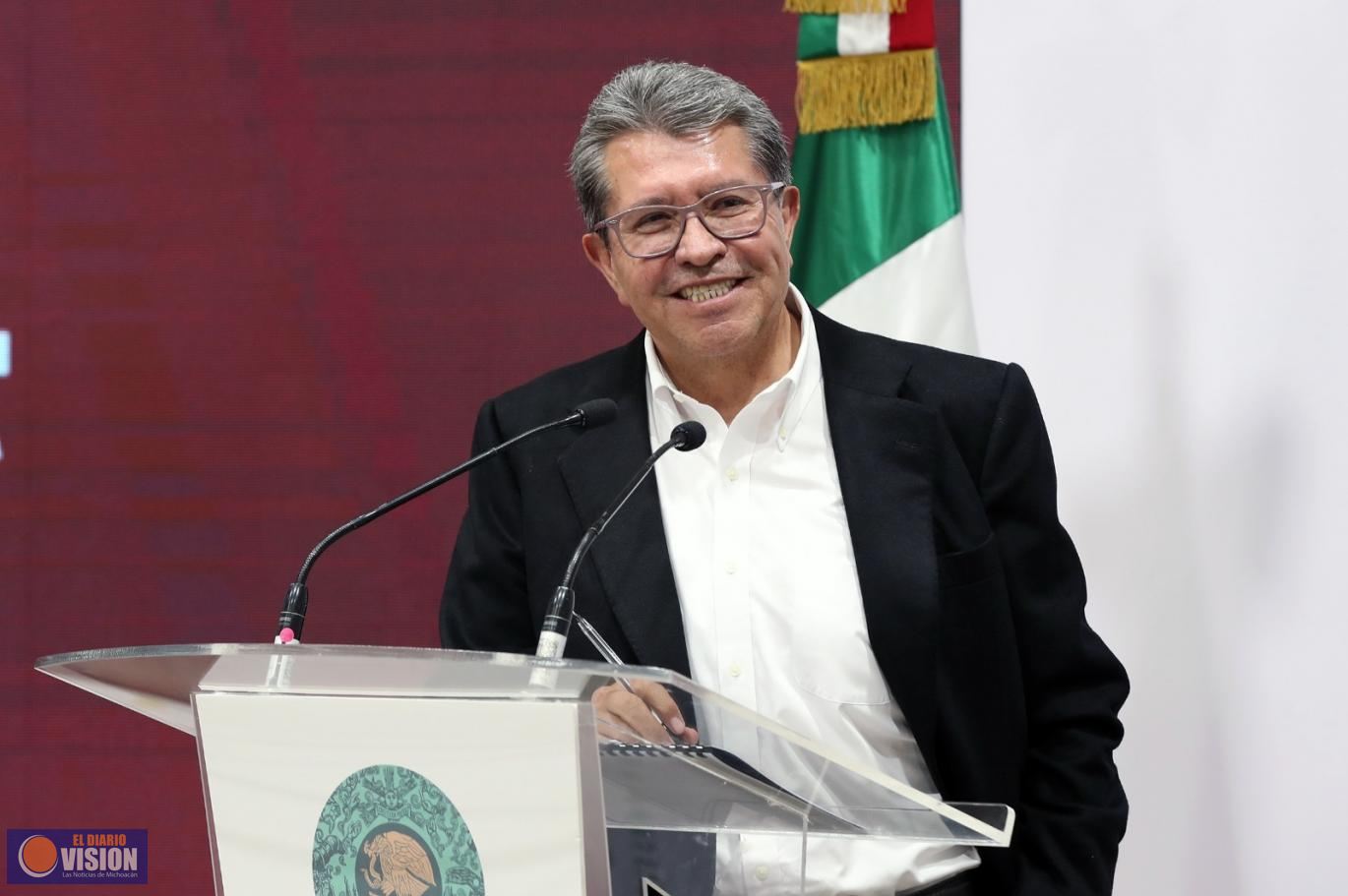Debate de reforma electoral debe darse de manera respetuosa, y no con insultos: Ricardo Monreal