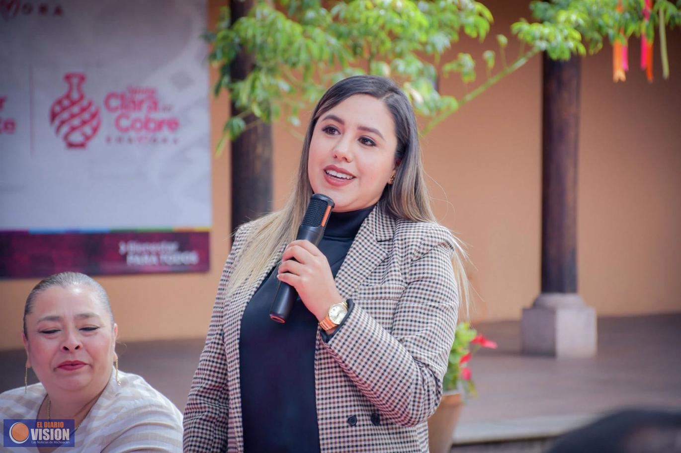 Refuerza Dayana Pérez Mendoza operativo de seguridad para Semana Santa en Salvador Escalante