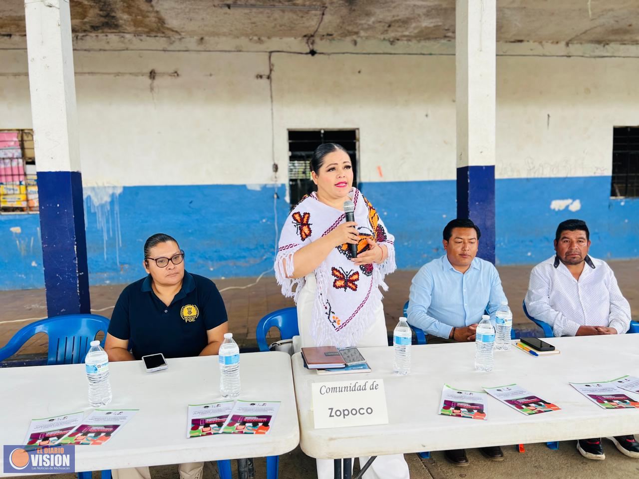 Carlos Torres Piña fortalece vinculación con comunidades indígenas a través del CJIM Zamora