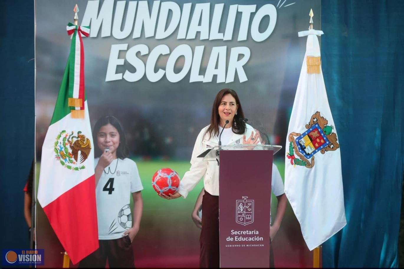 Mundialito Escolar, en la cancha de la transformación social: Gaby Molina