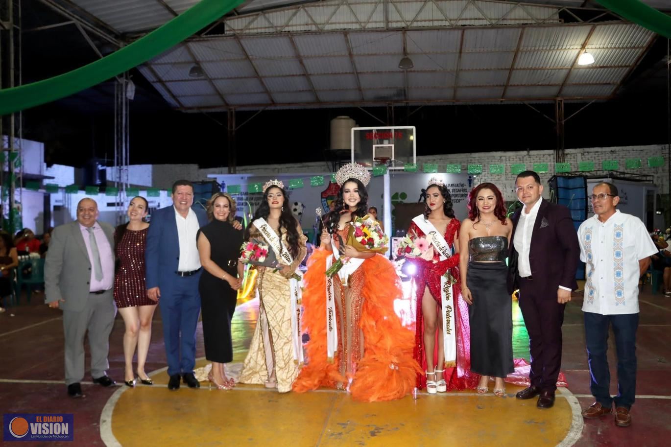 Mariana Ruíz Cruz de Turicato, se coronó Reina de la Caña Pedernales 2026