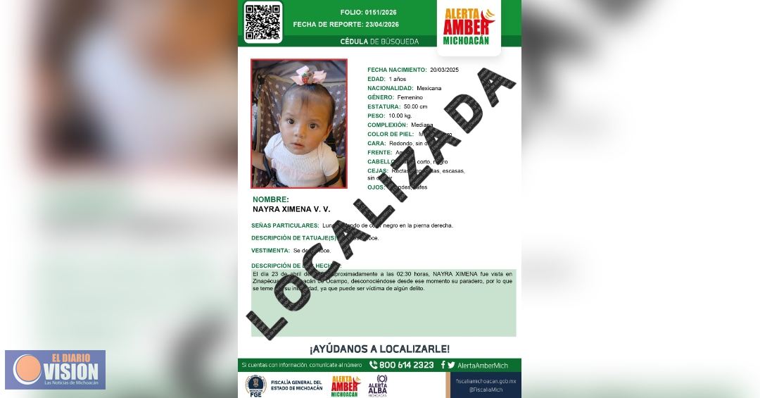 Localiza FGE sanas y salvas a cinco personas reportadas como desaparecidas en Zinapécuaro
