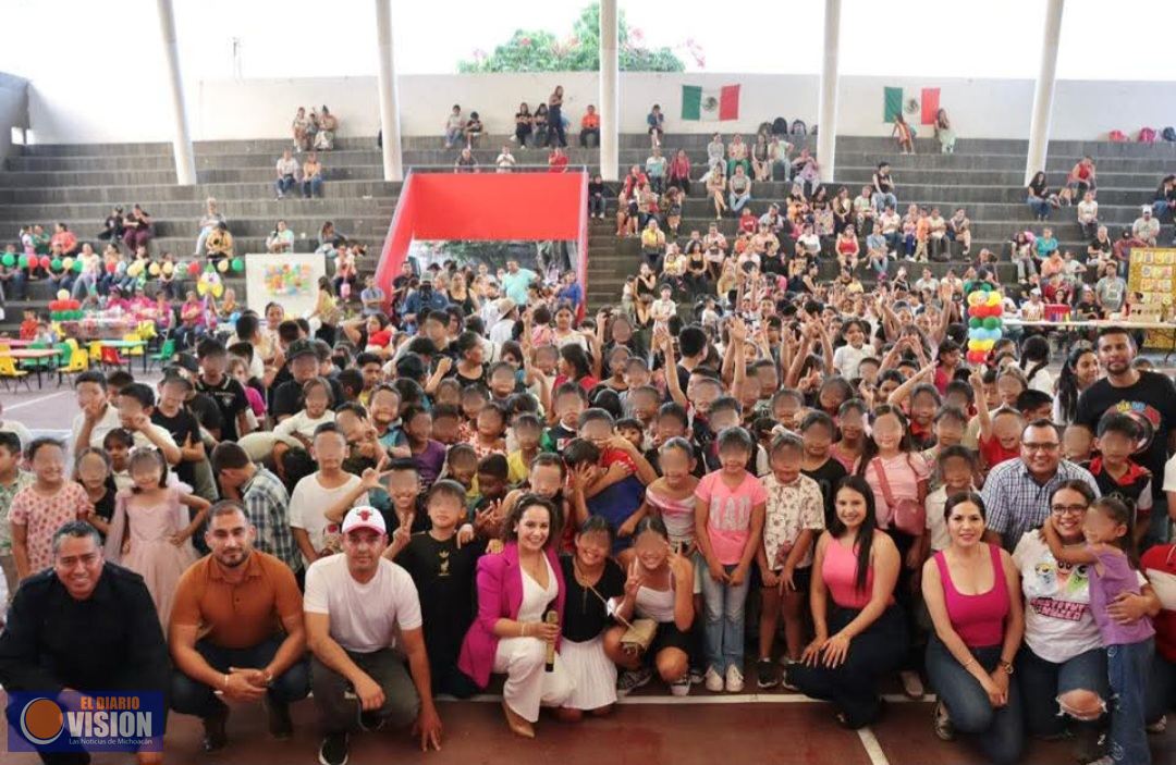 Gobierno de Turicato, realizó la Feria de las Niñas y los Niños en la Tenencia de Puruarán