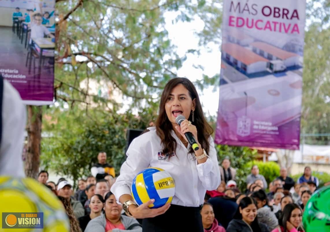 Tras años de abandono, en Michoacán hay esperanza: Gabriela Molina