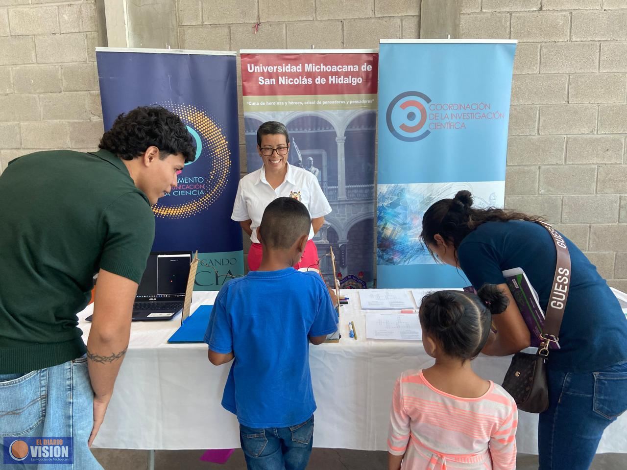 Exporienta de la UMSNH y la Feria Científica llega a la región Lerma-Chapala 
