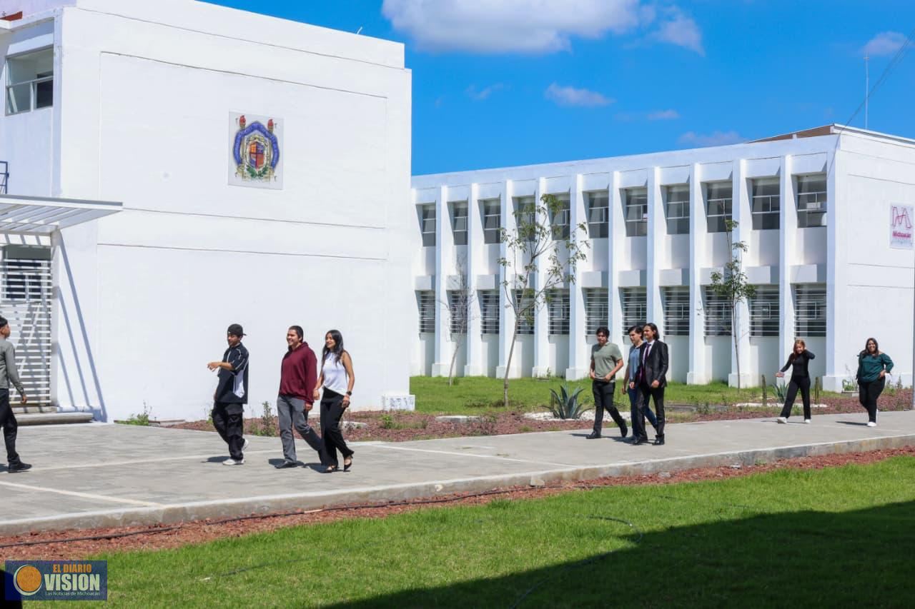 Unidades Profesionales de la UMSNH, generadoras de oportunidades para las y los jóvenes 