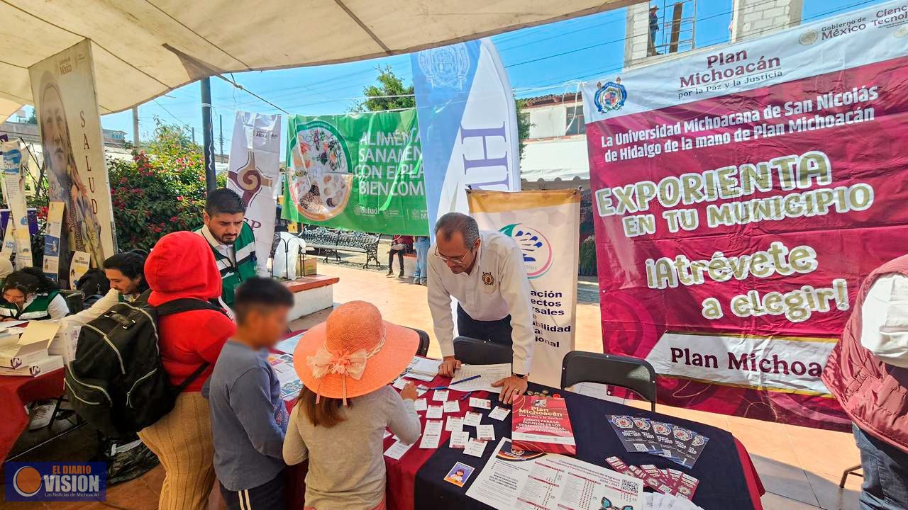 UMSNH contribuye a la reconstrucción del tejido social en las comunidades michoacanas 