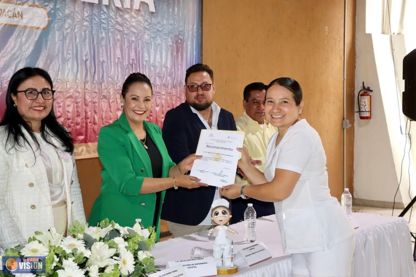 Conmemora Graciela Hernández Arreola el Día Internacional de la Enfermería en Tacámbaro 