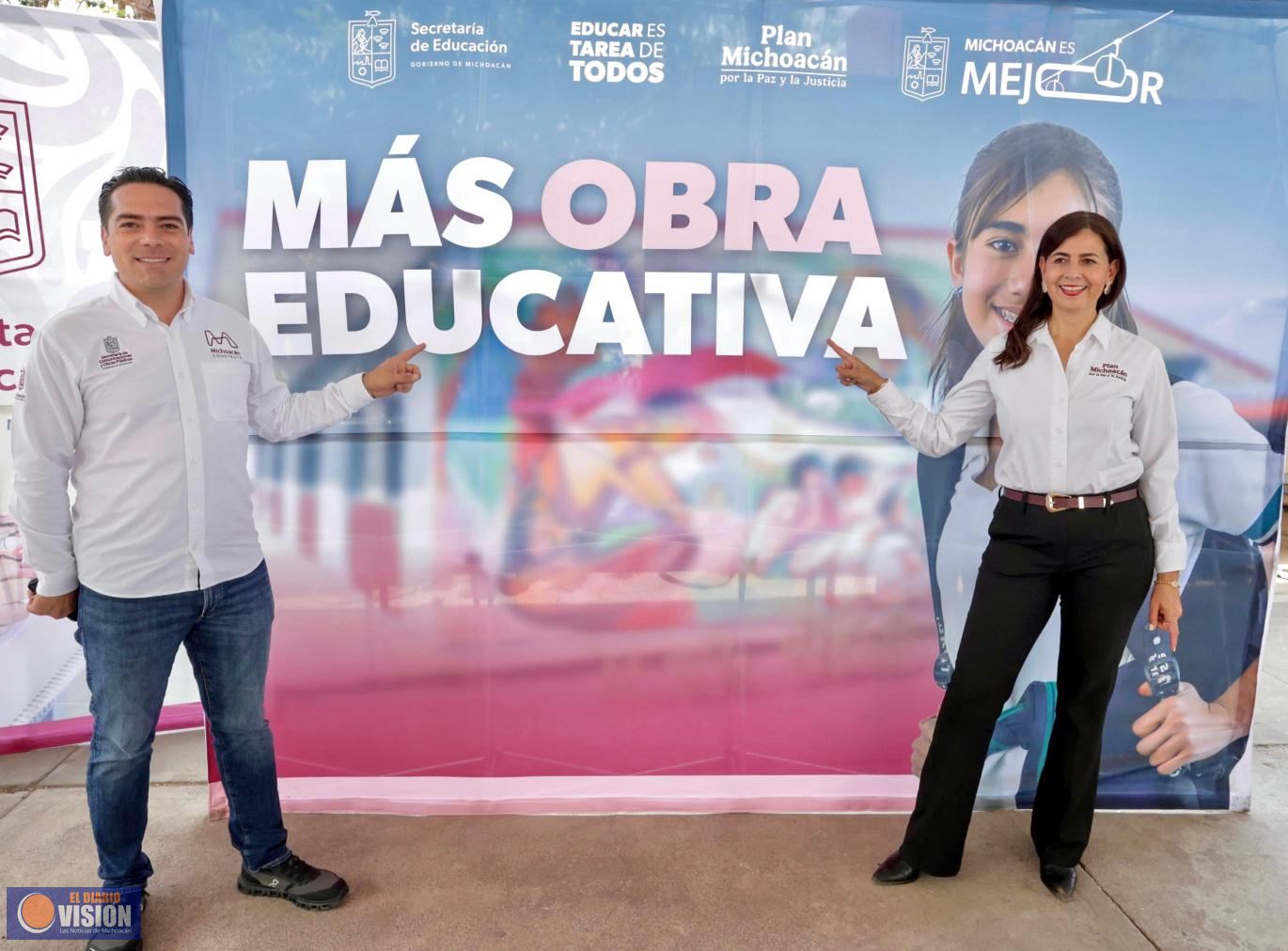 Por una mejor educación, transformamos escuelas: Gabriela Molina