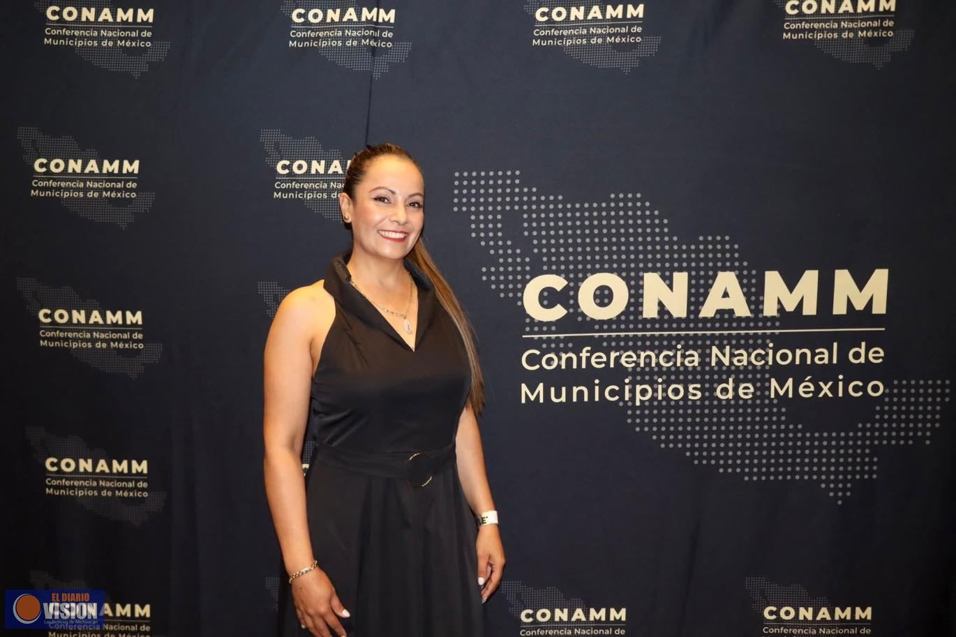 Graciela Hernández Arreola participó en la toma de protesta de la nueva presidencia de la CONAMM 