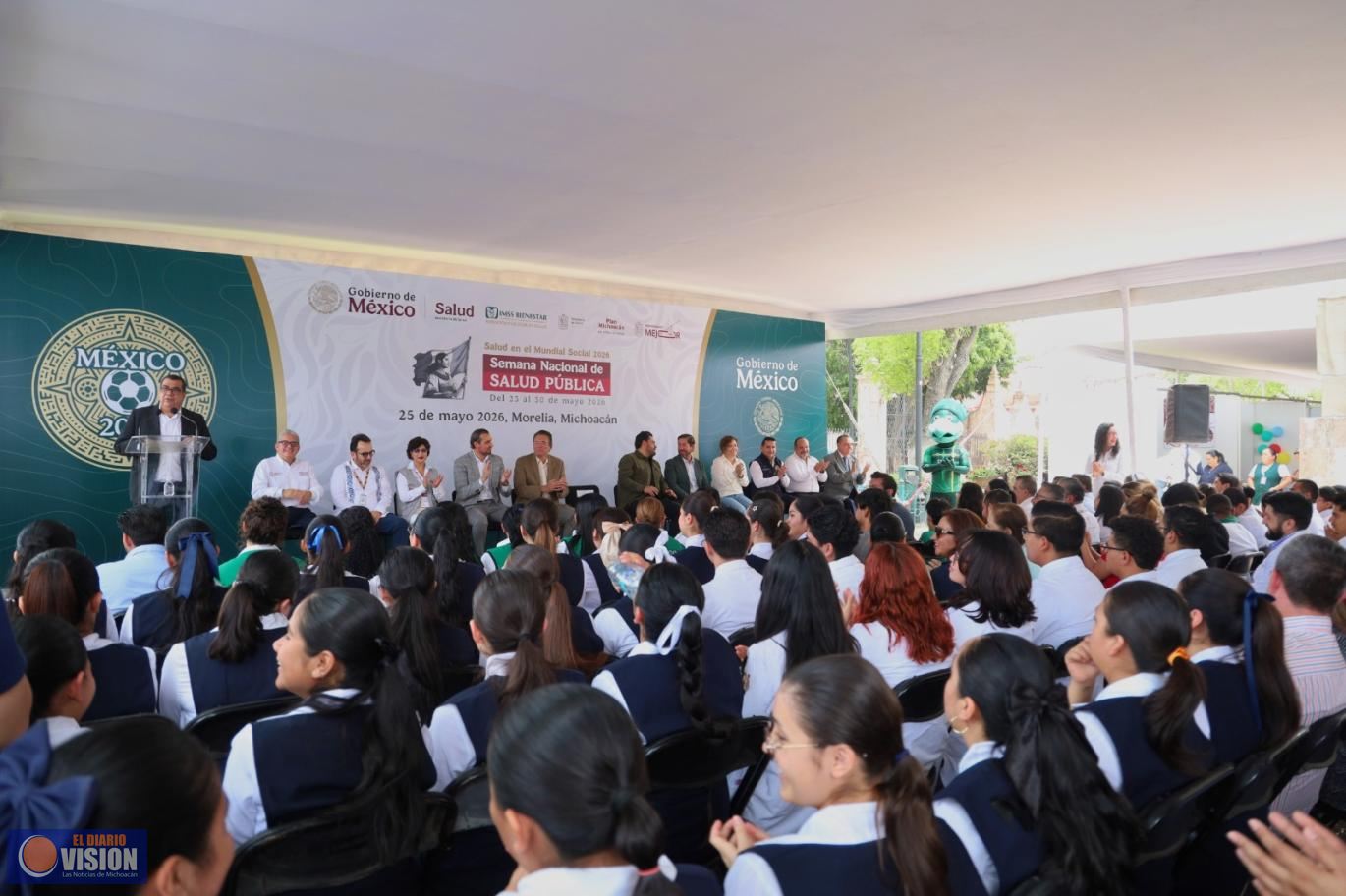 Arranca en Michoacán la Semana Nacional de Salud Pública 2026