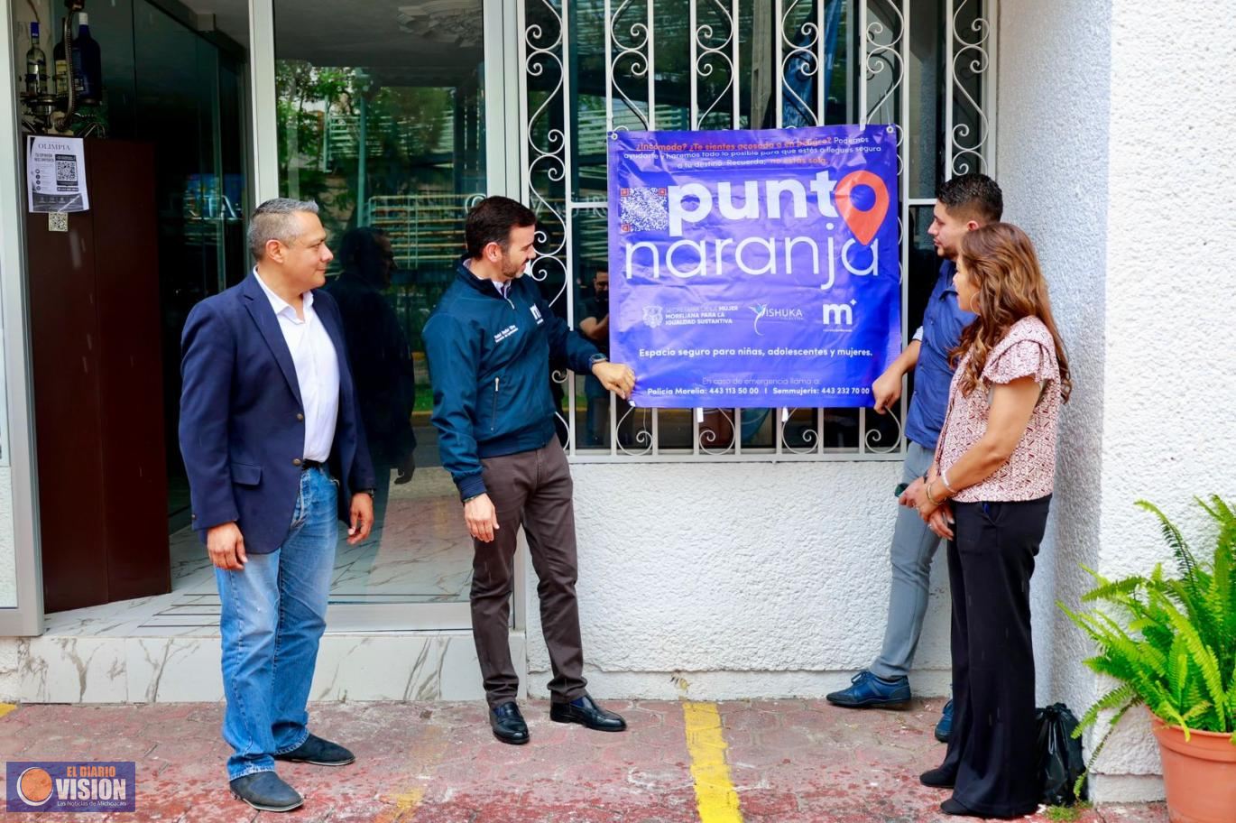 Punto Naranja amplía su red de espacios seguros en Morelia: Yankel Benítez