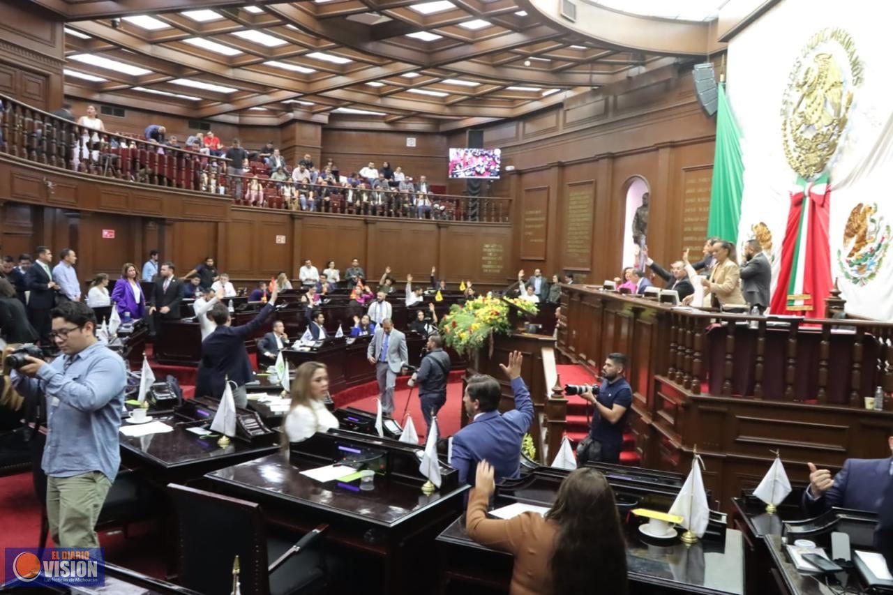 Congreso del Estado fortalece sistema democrático en Michoacán con reforma electoral