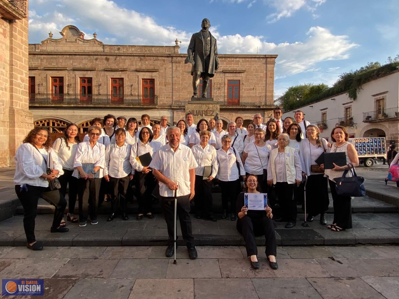 Con Coros infantiles y de adultos, brilla el 6to Festival del Centro Histórico