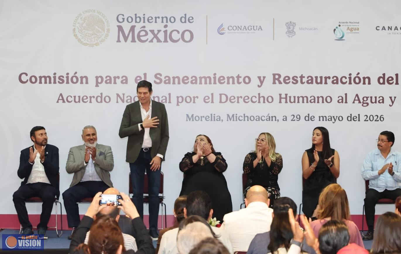 Conagua reconoce Plan Hídrico de Morelia