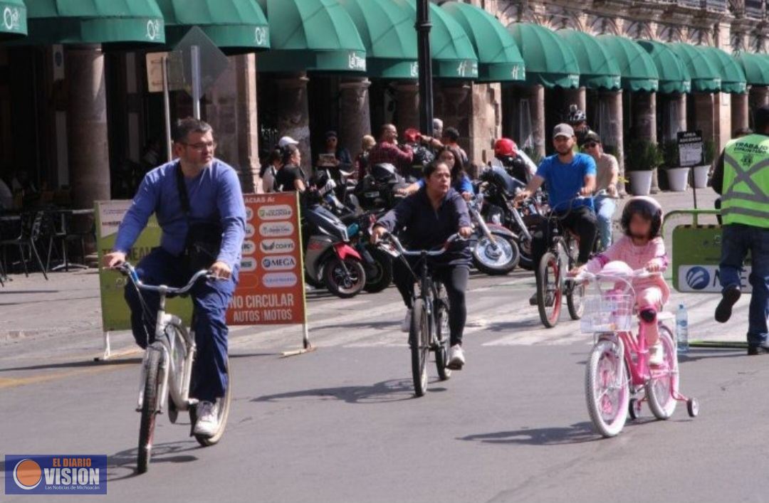 En el marco del Día Mundial de la Bicicleta, Morelia fortalece Biciescuela de Ciclovía Dominical