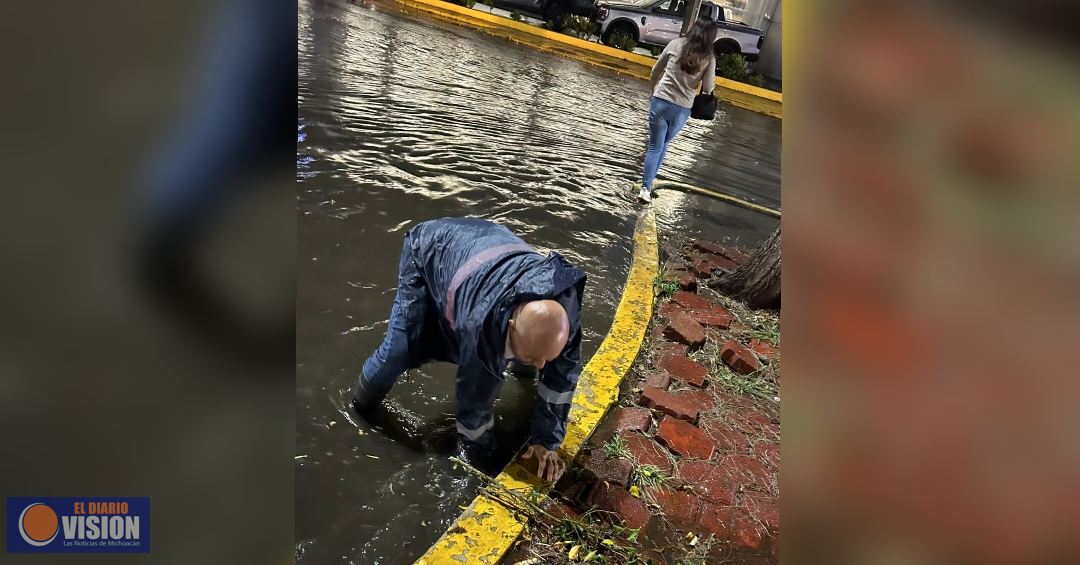 Atiende Gobierno de Morelia contingencias por lluvia