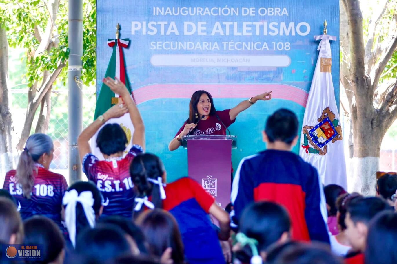 Gabriela Molina inaugura obra; van 6 mil mdp para dignificar escuelas