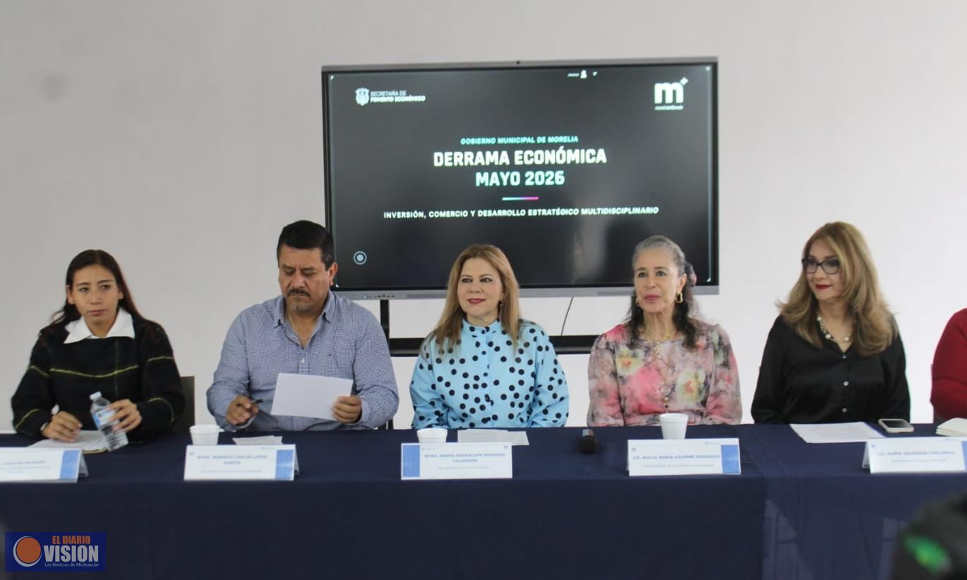 Presenta Sefeco balance económico de mayo con resultados históricos para Morelia