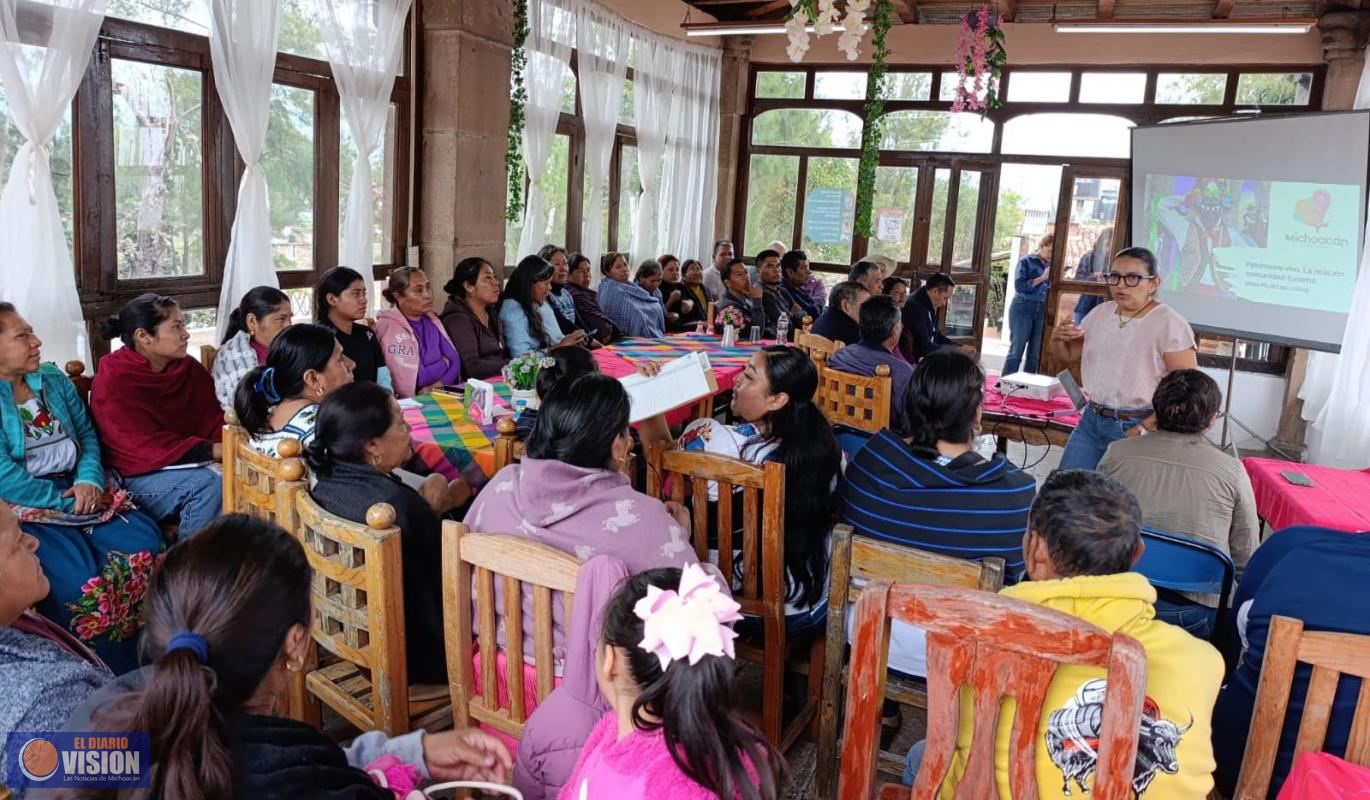 Sectur fortalece la atención turística a través de la identidad cultural en el lago de Pátzcuaro