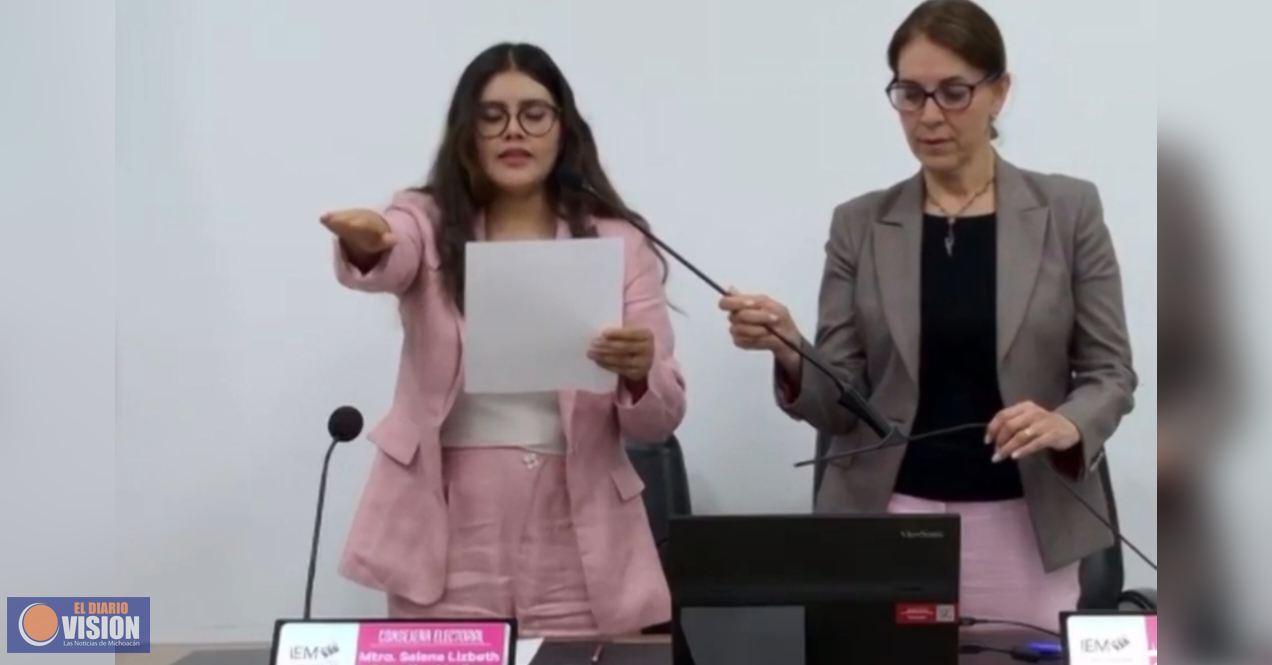 Selene González, rinde protesta como Presidenta Provisional del IEM 