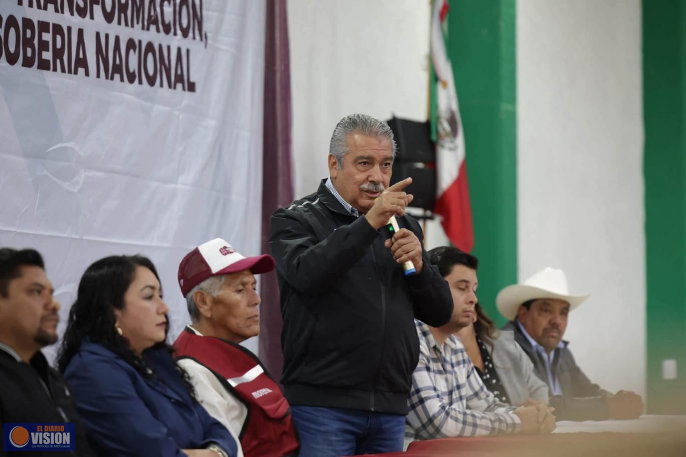 Morón fortalece ruta en Morena al ser el único respaldado por Morena y PT: Olivio López Mújica