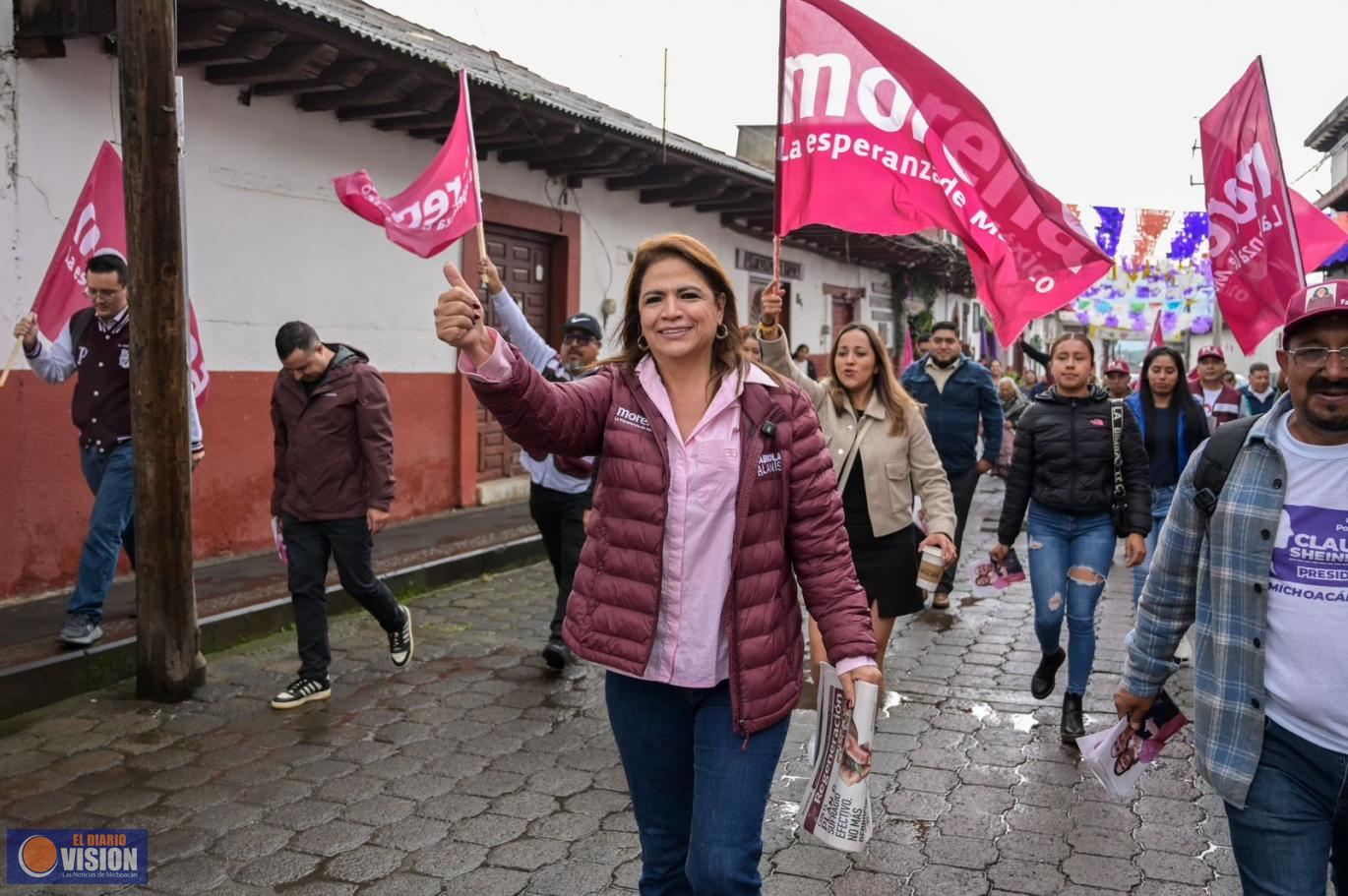 Fabiola Alanís: La organización territorial es la mayor fortaleza de la 4T en Michoacán