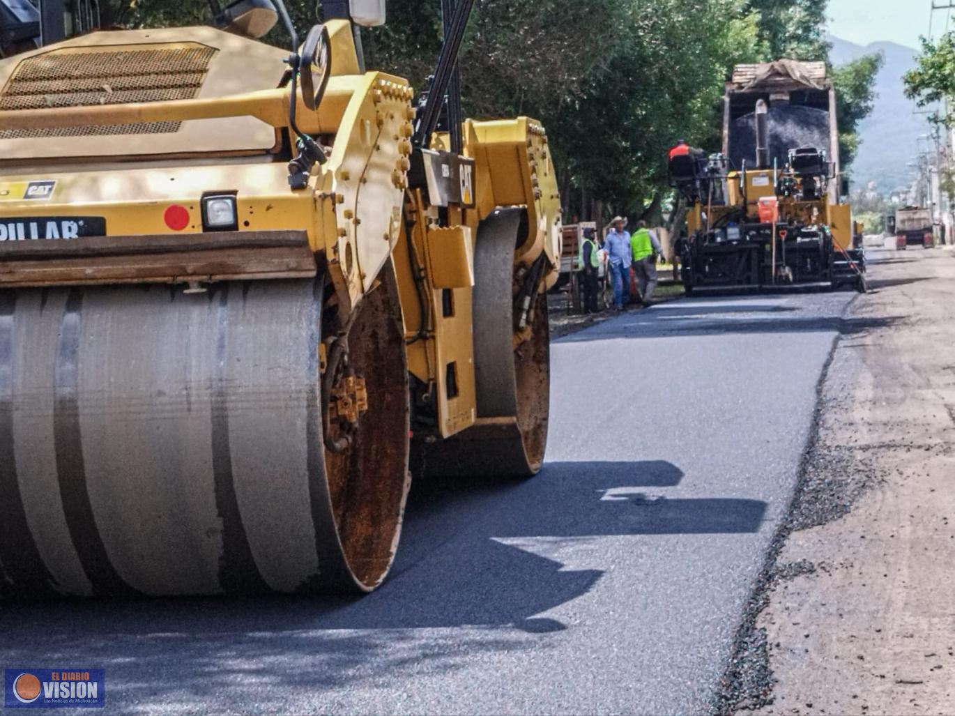 Reencarpetamiento de Paseo del Vergel mejora movilidad de Morelia