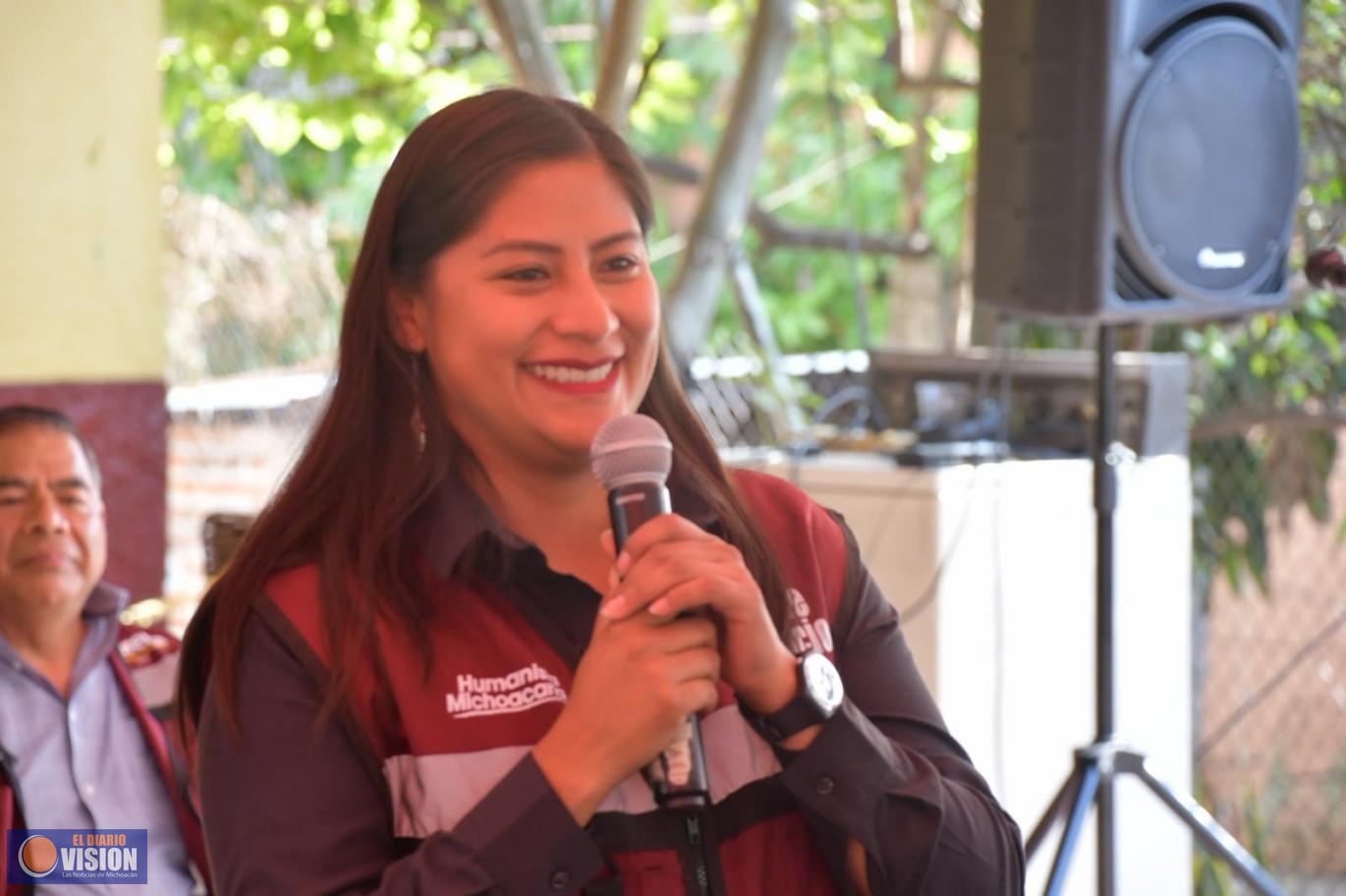 En Zamora, Celeste Ascencio destaca la unidad y el compromiso