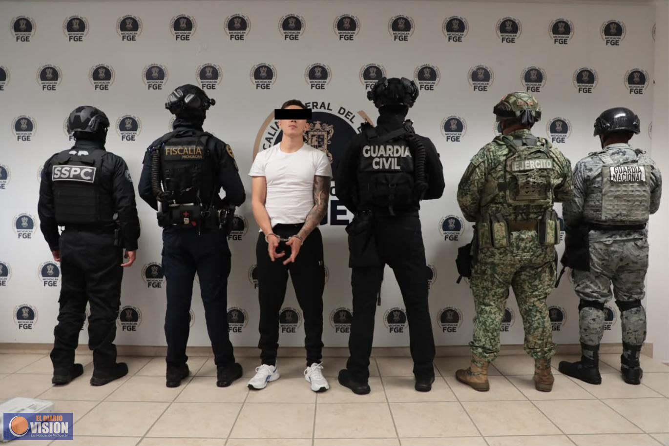 Detiene en Jalisco a “El Brilloso”, investigado por homicidio de Carlos Manzo