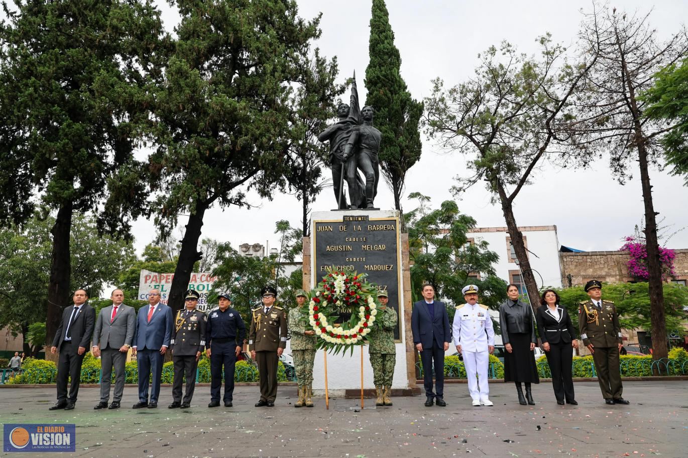 Gobierno de Morelia conmemora CLXXIX Aniversario de la Gesta heroica de los Niños Héroes