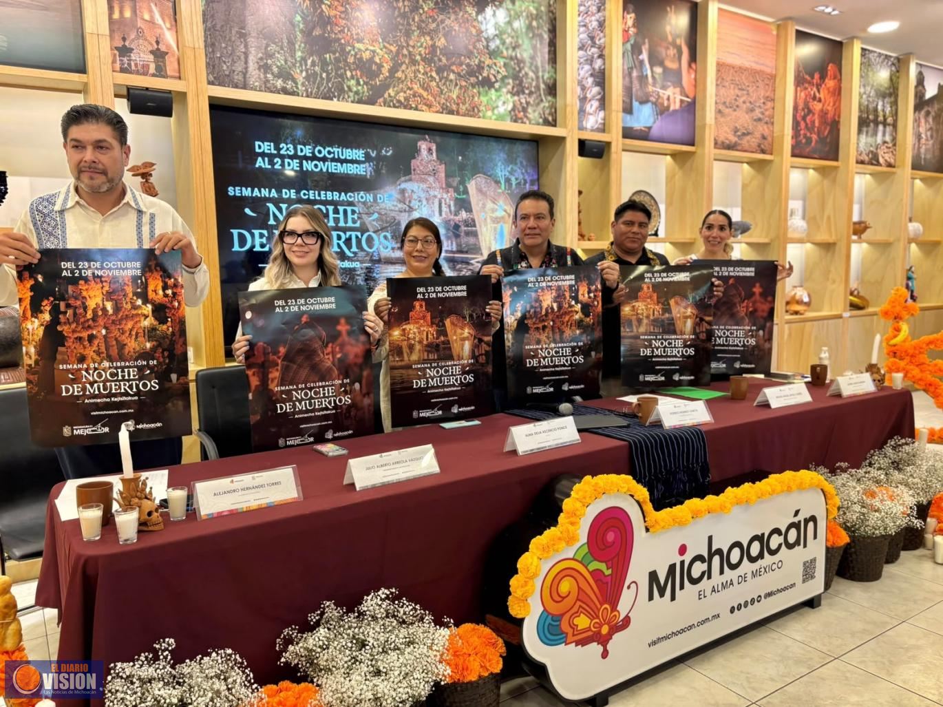 Noche de Ánimas se vivirá desde octubre con talleres en comunidades michoacanas