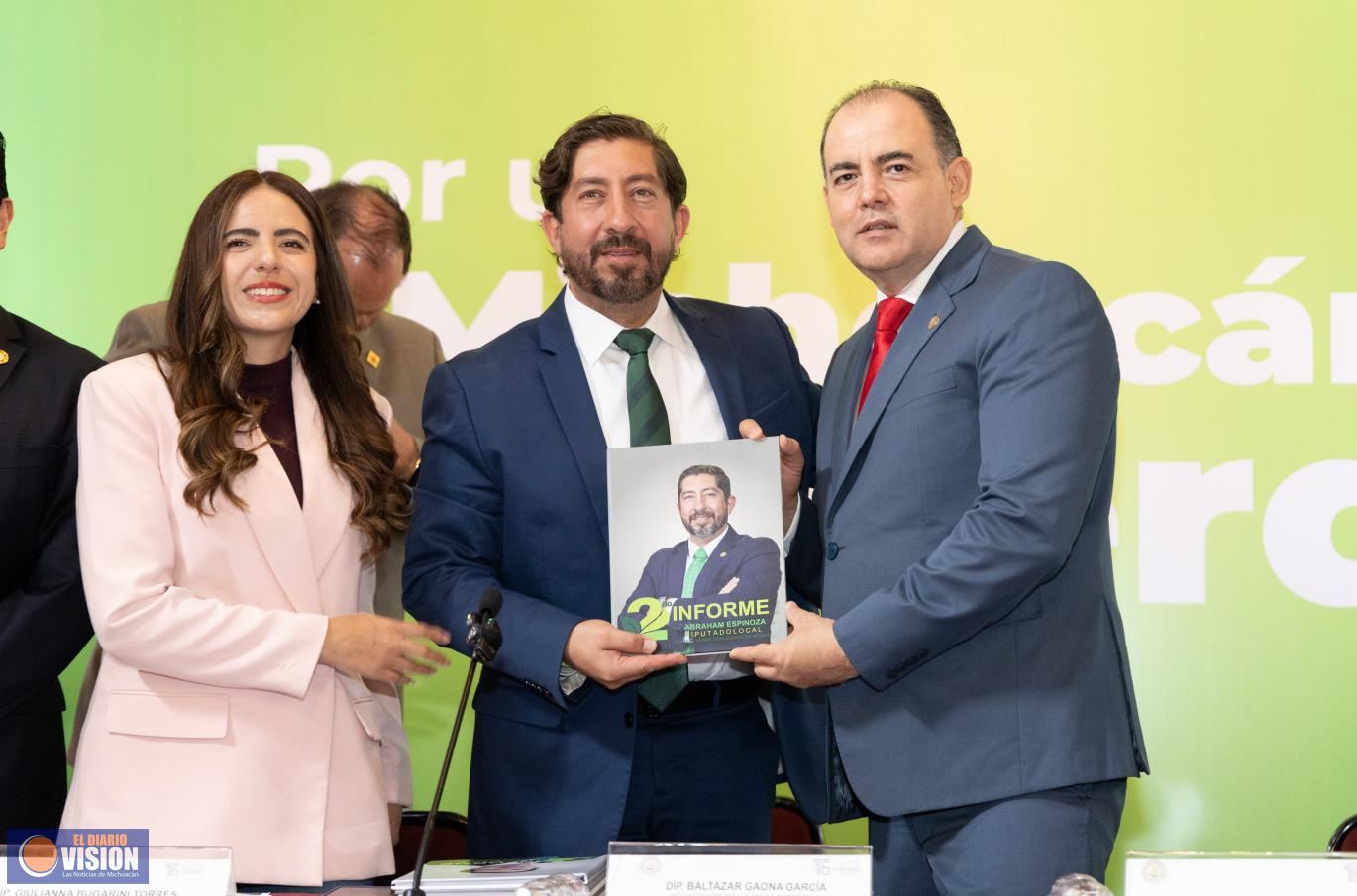 Abraham Espinoza impulsa agenda social desde el Congreso de Michoacán