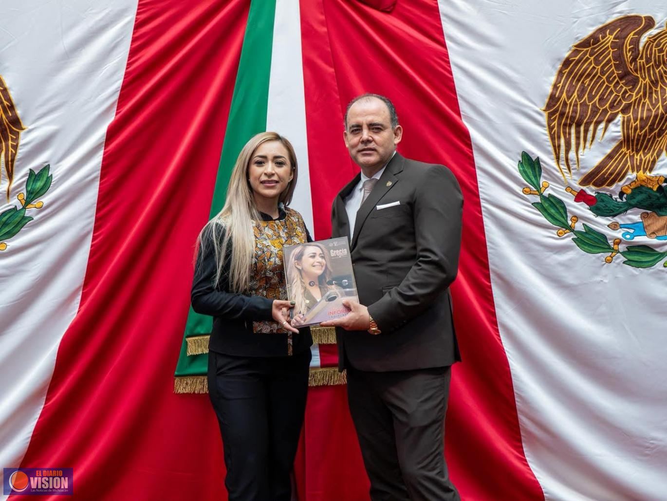 En su Segundo Informe, Grecia Aguilar  impulsó derechos sociales y agenda en materia de juventudes