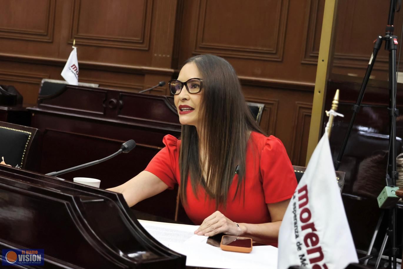 Nalleli Pedraza reconoce aprobación de Ley de Búsqueda de Personas Desaparecidas en Michoacán