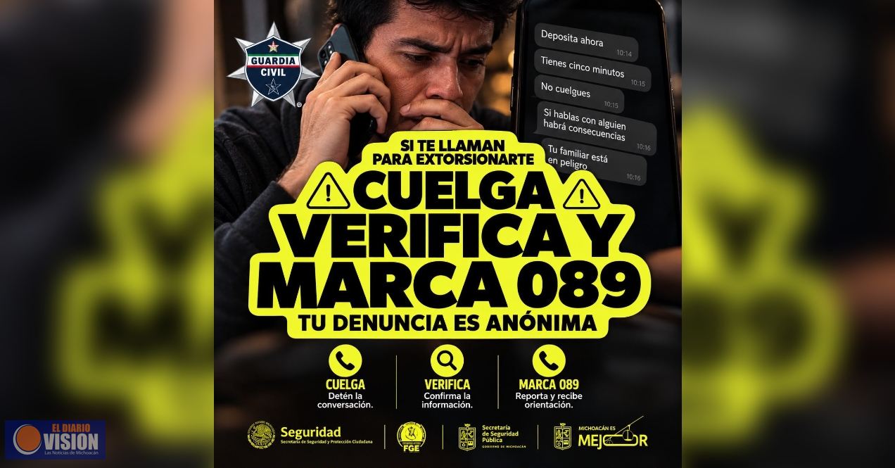 Te exigen dinero y te amenazan con hacerte daño? Guardia Civil te dice cómo actuar