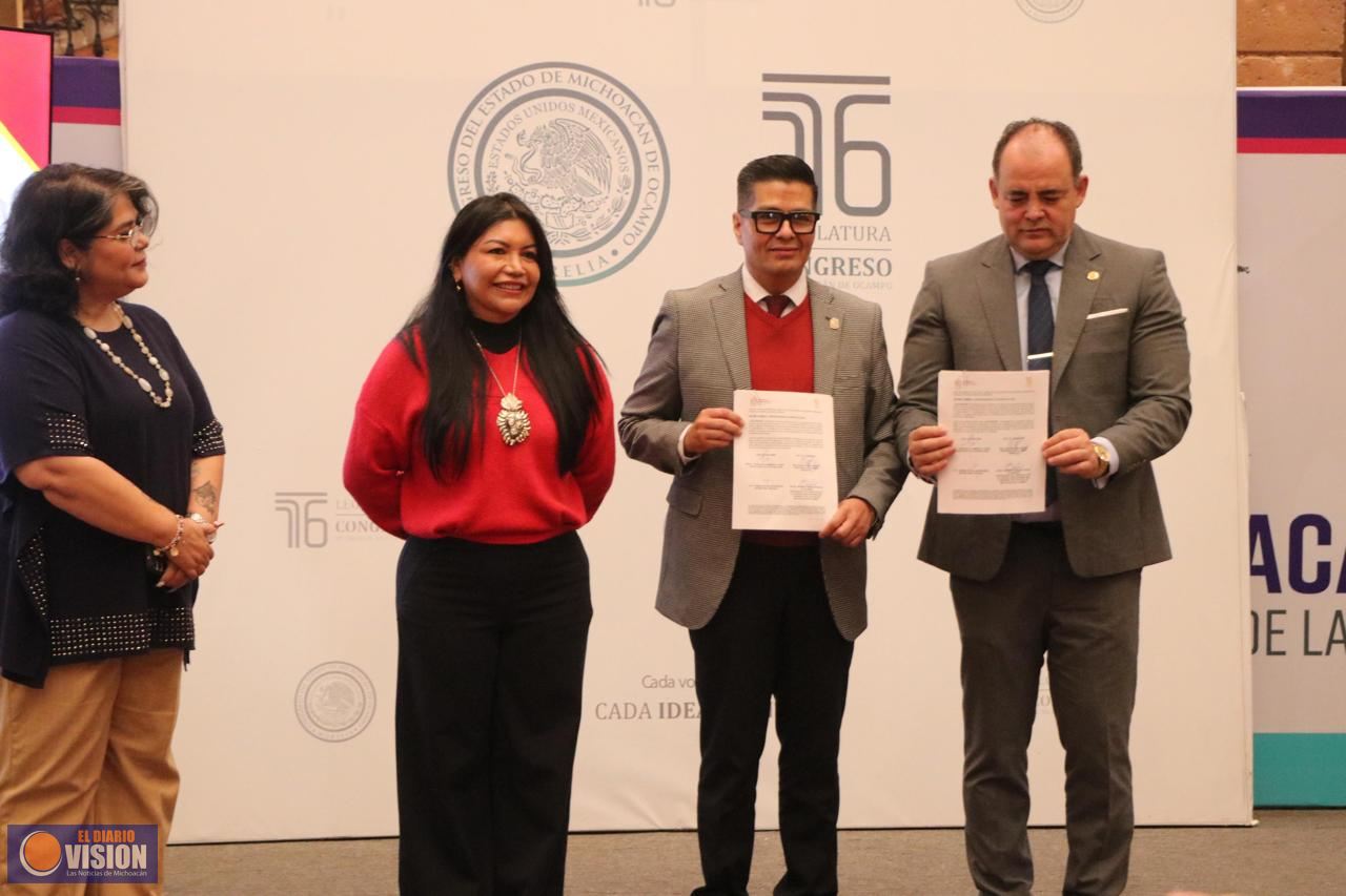 Firman convenio de Colaboración Congreso del Estado y Contraloría para usar el sistema SERMICH 2.0