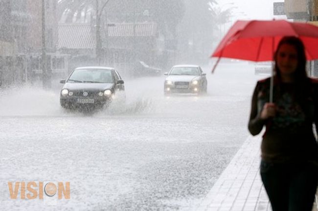 Lluvias de moderadas a fuertes en distintas partes del país: SMN