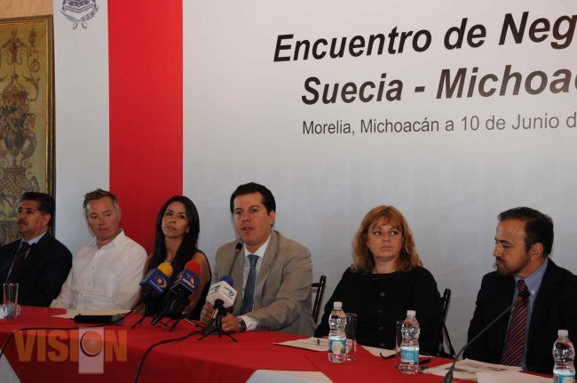 Empresas Suecas buscan adquirir productos de Michoacán 