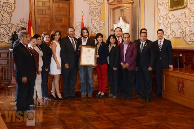 Diego Luna nombrado Huésped distinguido de Morelia. 