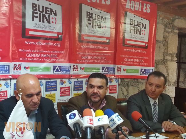 Canaco Morelia pretende sumar 2 mil empresas en el Buen Fin