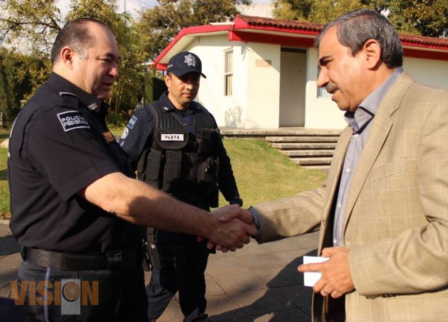 Aldo Macías recibió al Comisario General de la Policía Federal