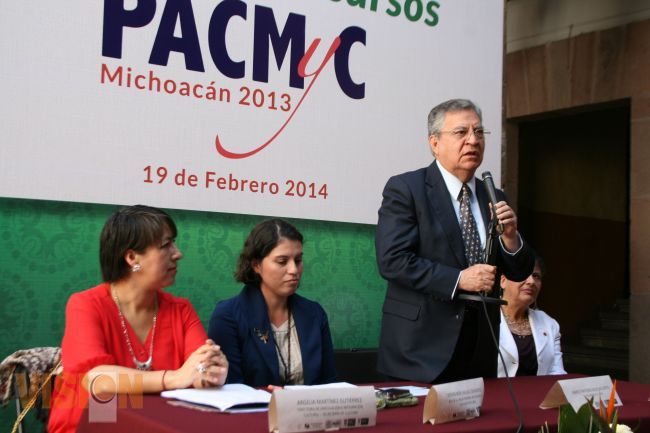 Entrega de recursos PACMyC Michoacán 2013